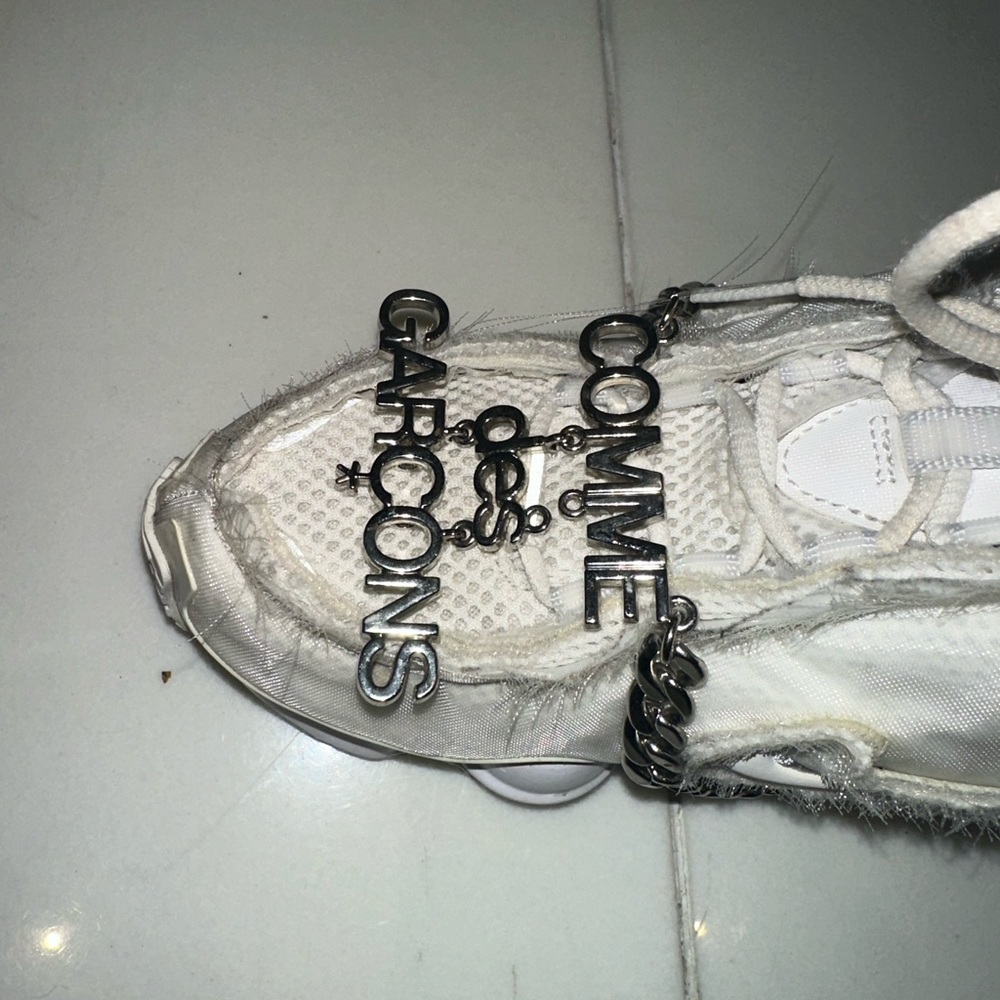Cdg Nike Shox White 2019 TL